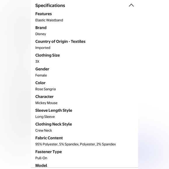 NWT Disney Women Rose Sangria Mickey Mouse 3-Piece Loungewear Gift Set - Picture 6 of 8